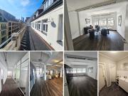 Lichtdurchflutete Büro Praxisfläche mit DT & Blick auf...