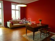 Liebevoll möblierte Altbauwohnung Gründerzeit mit 2 Balkonen