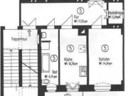 Liebevoll sanierter Altbau 1. Etage 2 12 Zi, 70 m² EUR 700,0