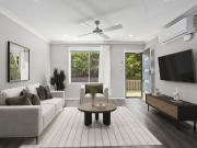 Light filled modern villa steps to shops and station