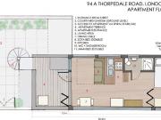 Light Filled Penthouse Studio Flat w Terrace Light Filled Penthouse Studio Flat w Terrace