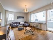 Light flooded furnished 3 room apartment with a view of...