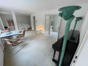 Light flooded loft like floor in 70s villa surrounded by...