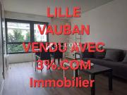 Lille 59000 Achat / Vente appartement 3 pièces t3 terrasse