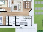 Linda casa de 54 m², planejada em cond. fechado no Viva...