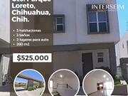 ! LINDA CASA EN CTO LORETO CHIHUAHUA!