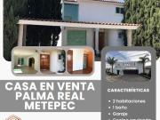 ! LINDA CASA EN PALMA RERAL METEPEC!