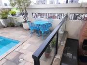 Linda cobertura duplex na quadra da praia da pompéia!