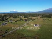 Linda parcela con vista a los volcanes en Condominio...