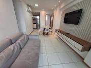 Lindo apto, 1 qts, 1 suãte mobiliado 49m2 Lindo apto, 1 qts, 1 suãte mobiliado 49m2