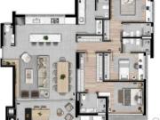LINDO APTO. C/164M² 3 SUÍTES 5 WC. SACADA MARAVILHOSA 3...