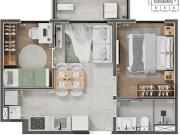 Linea Sp São Mateus, 37 m2, 2 dorm, com opção de sacada...