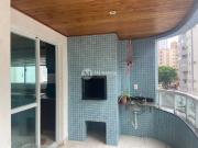 Locação temporada com sacada e churrasqueira