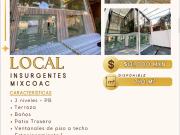 LOCAL COMERCIAL EN RENTA. EN INSURGENTES MIXCOAC, 740M2