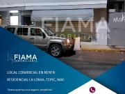LOCAL COMERCIAL EN RENTA, RESIDENCIAL LA LOMA, TEPIC, NAY. F