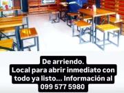 Local De Arriendo Para Restaurante O Para Otro Negocio