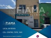 LOCAL EN 2DA PLANTA EN RENTA, COL. CENTRO, TEPIC, NAY. G