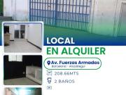 LOCAL EN ALQUILER AV. FUERZAS ARMADAS BARCELONA AL03...