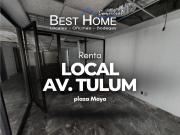 local en renta en cancun planta baja 194 m2 av tulum...