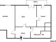 Location 2 Pièces loué meublé Rue Pottier LE CHESNAY...