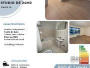 Location Appartement 1 pièce 24 m2 Paris 15ème