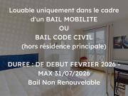 Location Appartement 1 pièce 24 m2 Paris 19ème