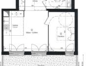 Location appartement 2 pièces LOMME 44m² à 719.93€/mois...