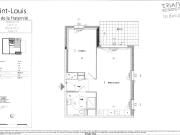 Location appartement 2 pièces ST LOUIS 48m² à...