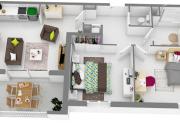 Location Appartement 3 pièces 66 m2 Puyricard