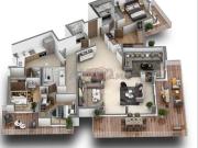 Location Appartement 4 pièces de 272 m² à Casablanca