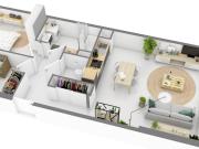 Location Appartement Chemin des Arboras, Nice