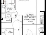 location appartement clermont ferrand 2 pièces 43 m2 puy...