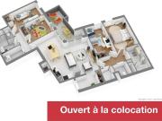 Location Appartement Rue du Capitaine Pougnon, Tours