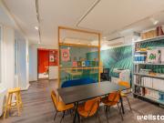 Location bureau Paris 9 Grands Boulevards, cour arborée