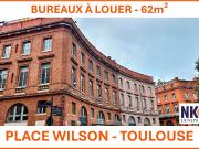 Location bureau Toulouse Place Wilson Métro A et B