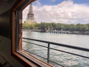 Location Péniche 3 pièces 70 m2 Paris 16ème