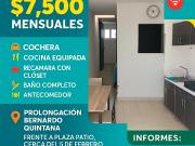 Loft amueblado con servicios. Condominio Bernardo...