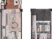 Loft cobertura com 1 quarto no Mossungue PR