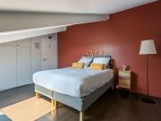 Loft Croix Rousse furnished rental 2 bedrooms in duplex