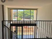 loft de doble altura en renta a estrenar en privada...