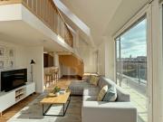 Loftartige Maisonette mit zwei Terrassen