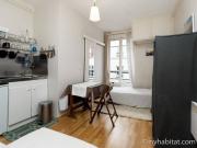 Logement à Paris, Location meublée Studio T1 Oberkampf,...