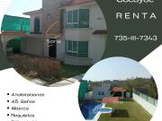 Lomas De Cocoyoc casa renta