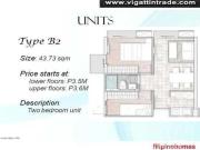 Lot 8 Condominium for SALE in Cebu 2 BR B2 Unit Corner