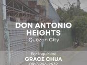 Don Antonio Heights Lot for Sale, Quezon City