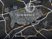 Lot with an old house in Brgy Mariana New Manila Quezon...