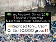 Lot with Old Structure For Sale Teachers Village West