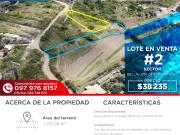LOTE#2 TERRENO EN VENTA BELLAVISTA DE SAN ANTONIO