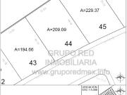 Lote 44, dentro de Fraccionamiento La Vista Residencial,...