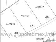 Lote 47, dentro de Fraccionamiento La Vista Residencial,...